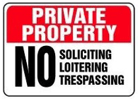 Private Property Metal Sign