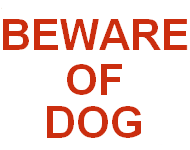 Printable Beware Of Dog Sign