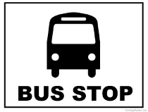 Bus Stop Sign