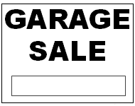 Printable Garage Sale Sign