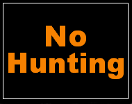 Printable No Hunting Sign