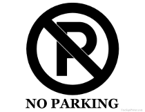No Parking Sign