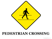 Pedestrian Crossing Sign