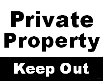 Printable Private Property Keep Out Sign