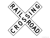 Railroad Crossing Sign