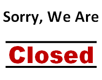 We Are Closed Sign Printable