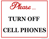 Please Turn Off Cell Phones Sign