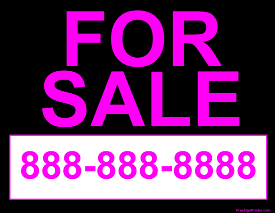 Design your own Printable For Sale Sign