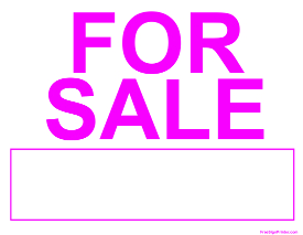 For Sale Sign Generator